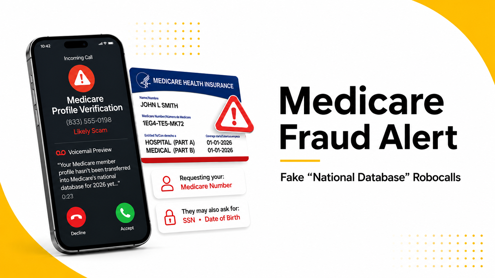 Medicare Fraud Alert: Fake National Database Robocalls